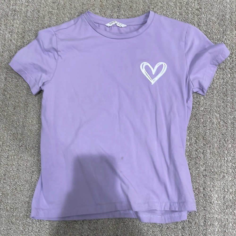 Shein US 11-12 Y t-shirt purple lavender